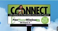 Air Free Phone billboard from archived site